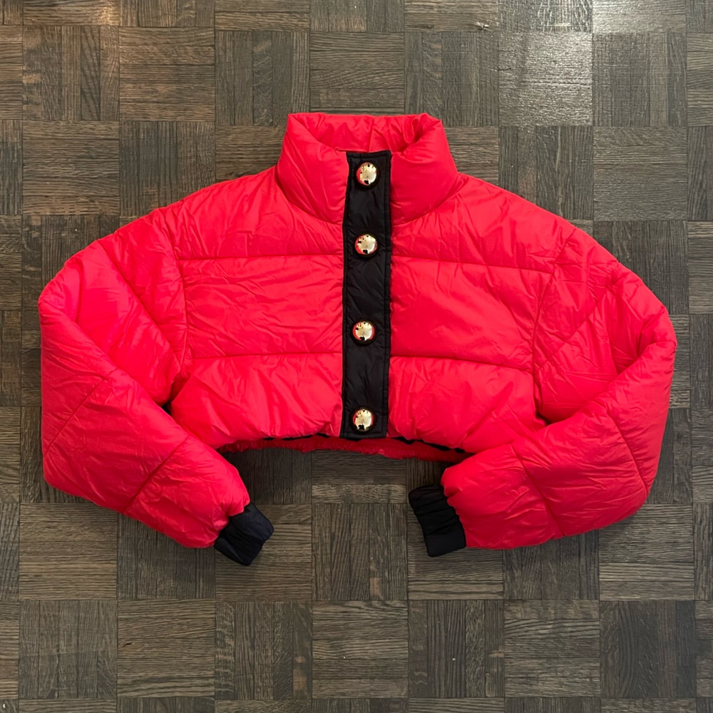 H&Moschino Cropped Puffer Jacket